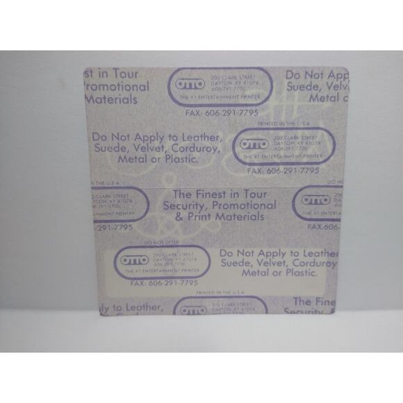 The Mission UK Backstage Pass 1990 World Deliverance Tour Post-Punk Goth Rock - Picture 2 of 2